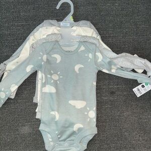 Carter's Gray and White Kids One Piece